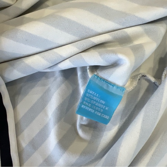 J McLaughlin Small Nicola Striped Signature Stretch Catalina Cloth Sheath Dress - Picture 5 of 10